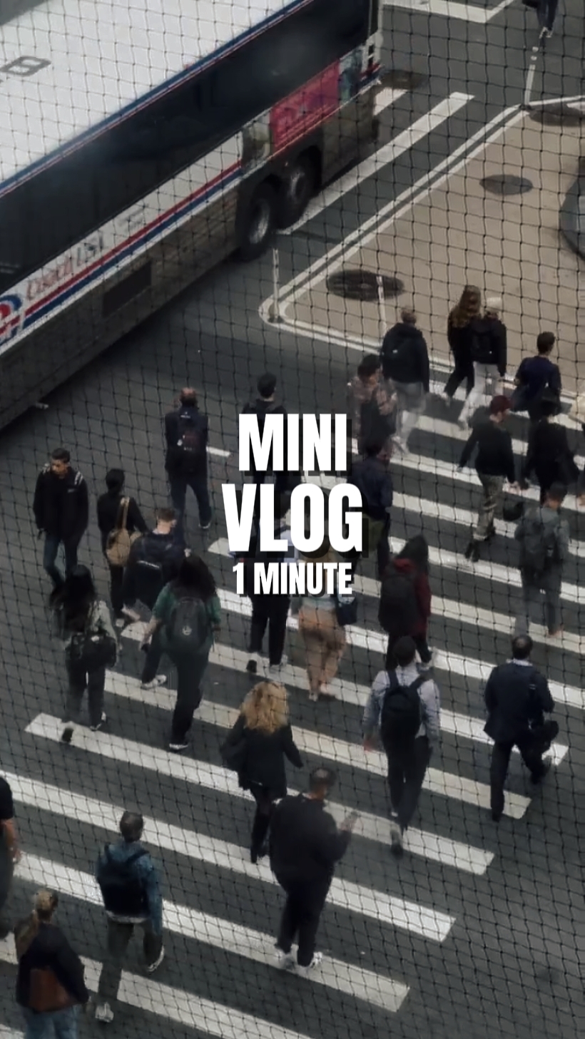 1 minute vlog
