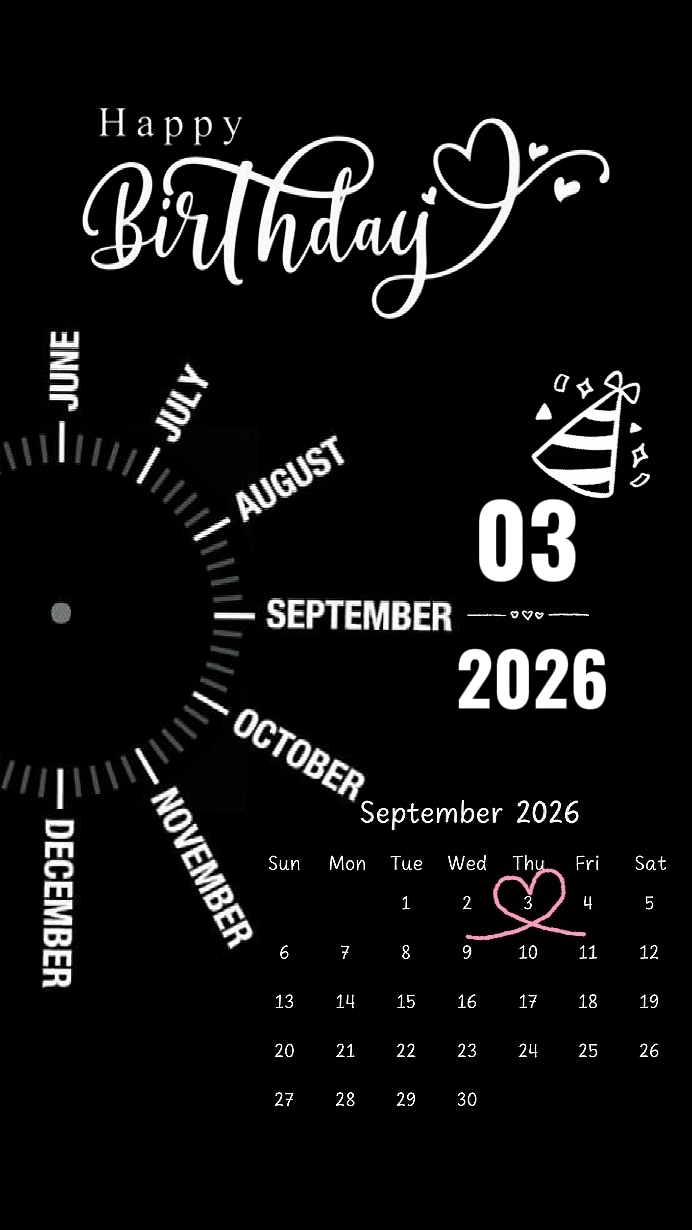 Cumpleaños 3 de septiembre