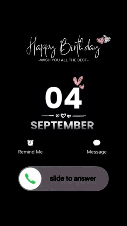 HBD LOVE 4 SEPTEMBER
