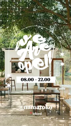We are open | Buka