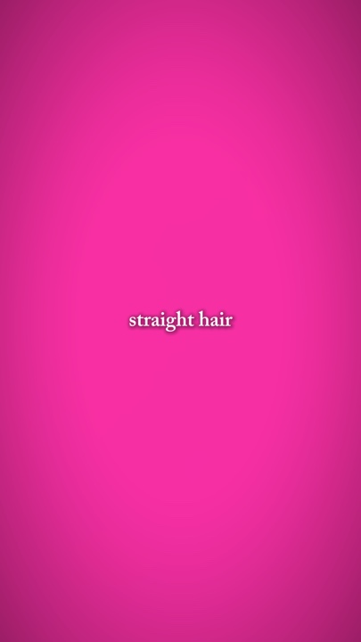 straight hair