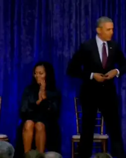 Obama painting big
