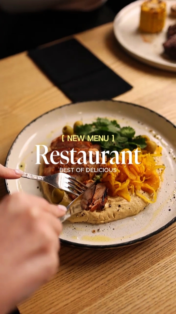 New menu Restaurant