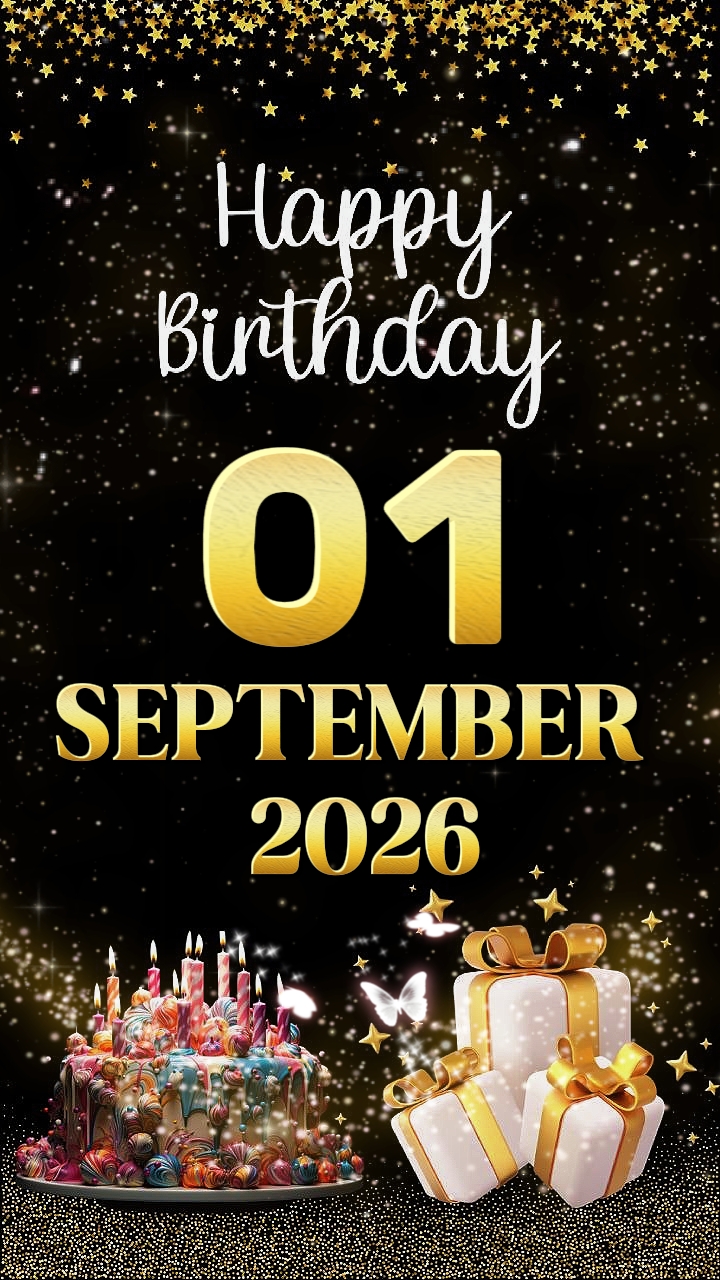 Birthday 1 Sept 2026