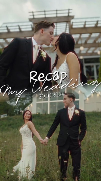 Wedding recap vlog