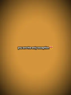 The only exception 