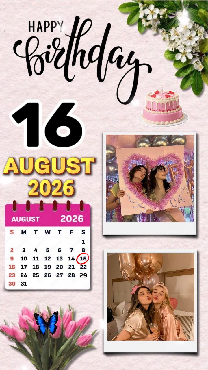 HBD 16 Agustus 2026