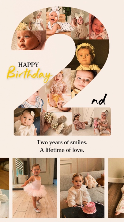 Happy 2nd birthday 