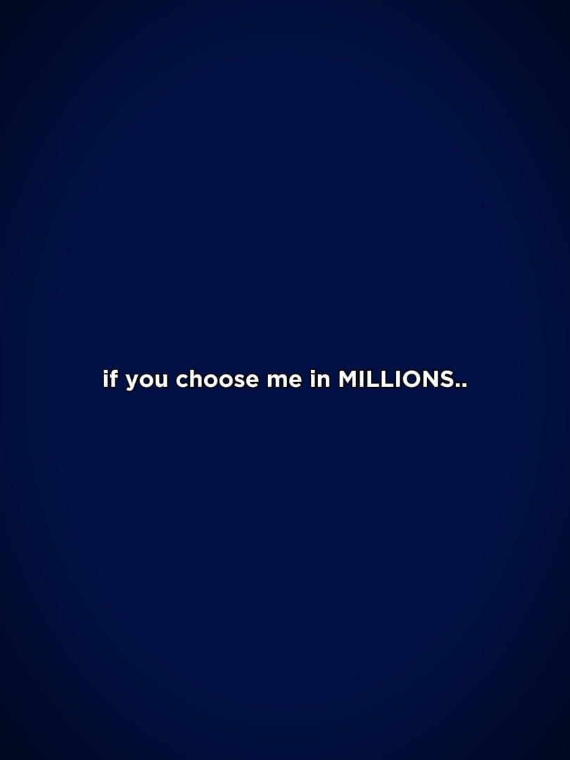 if you choose 
