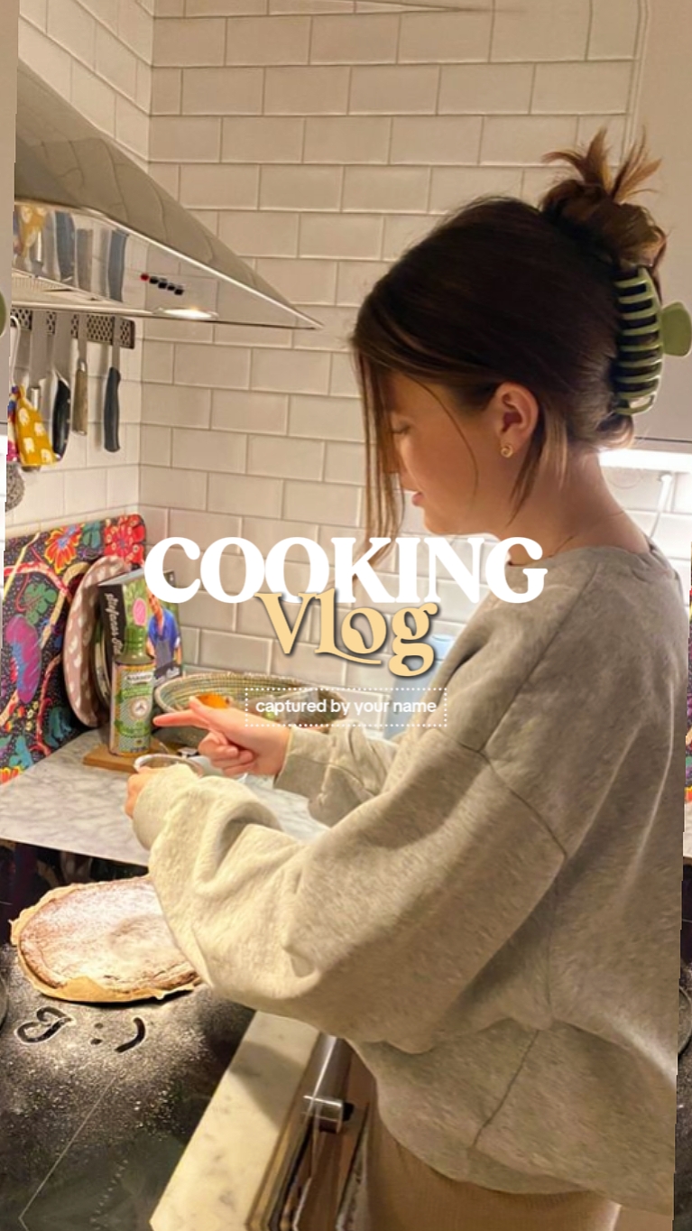 Cooking vlog