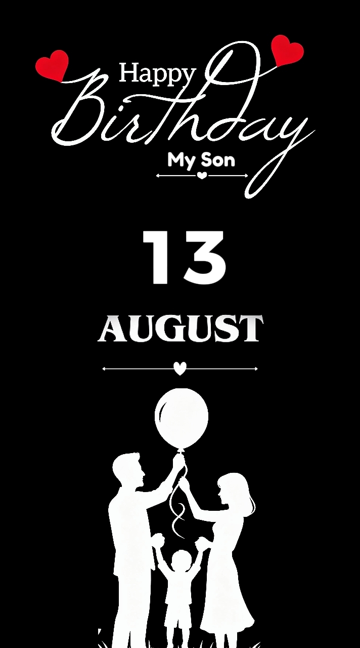 B'DAY SON 13 AUGUST