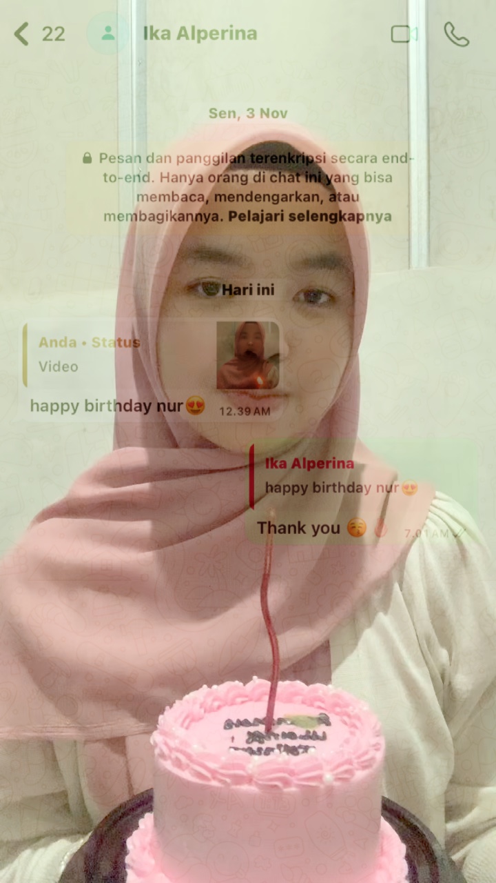 Aku di rayakan 