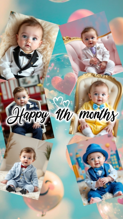 baby months template