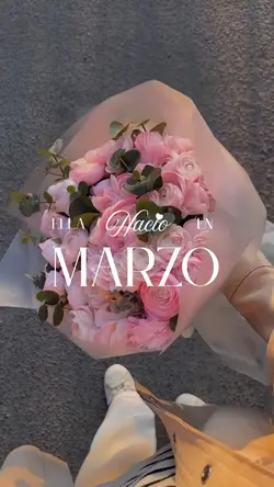 Ella nació en marzo