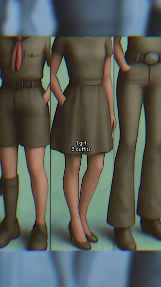 1 GIRLS 3 OUTFIT