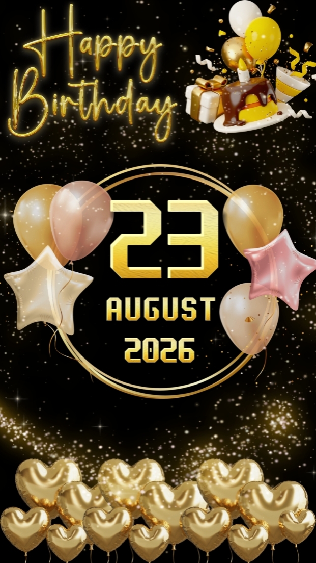 HBD 23 AGUSTUS 