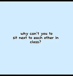 why can't you sit 