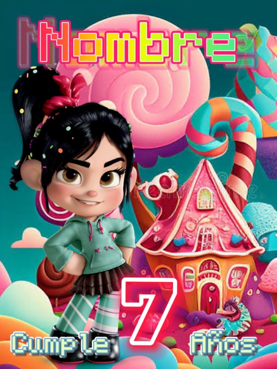 Convite Vanellope