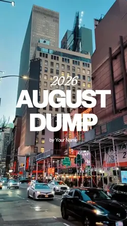 August Dump 2026