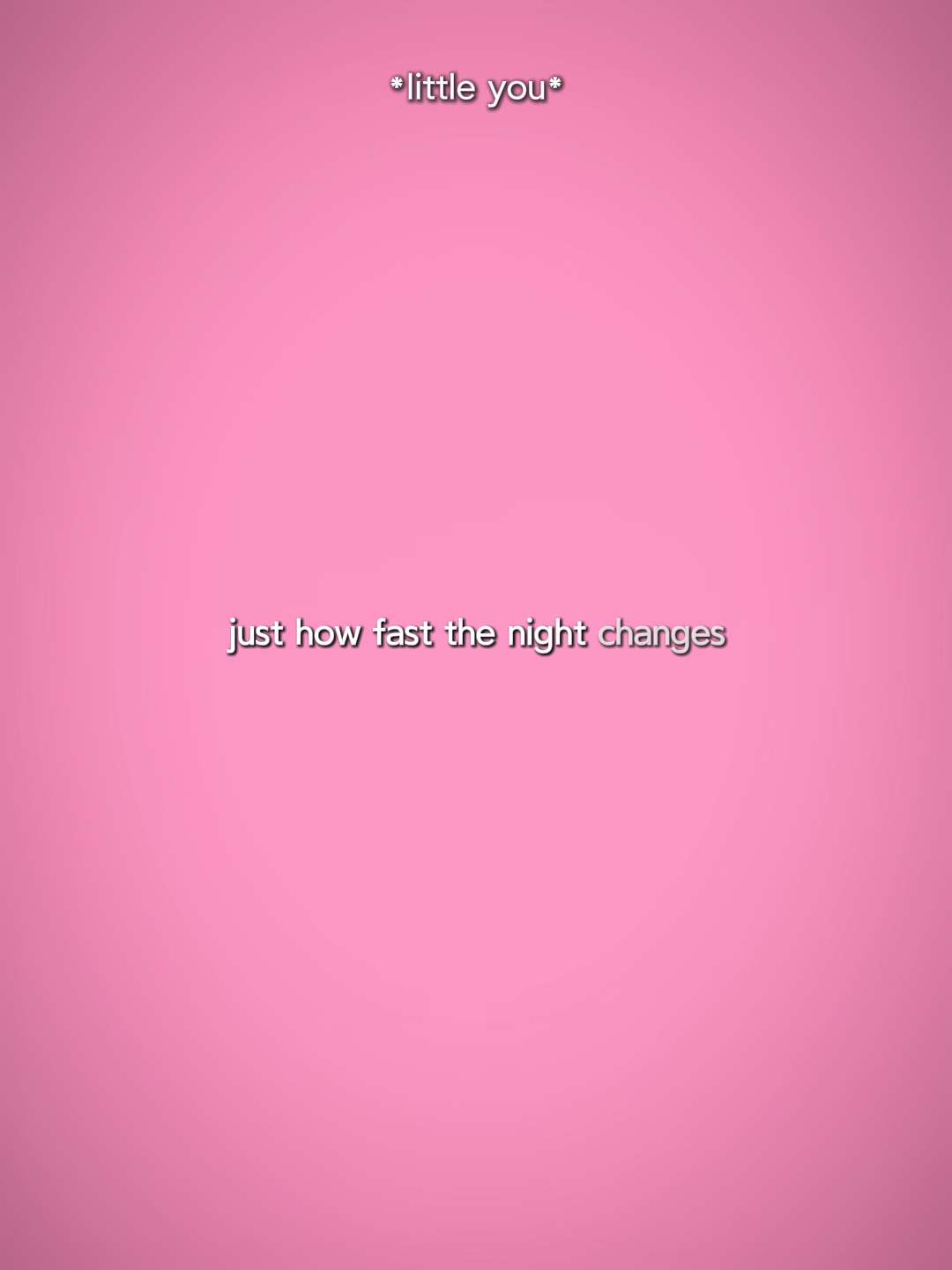 night changes 