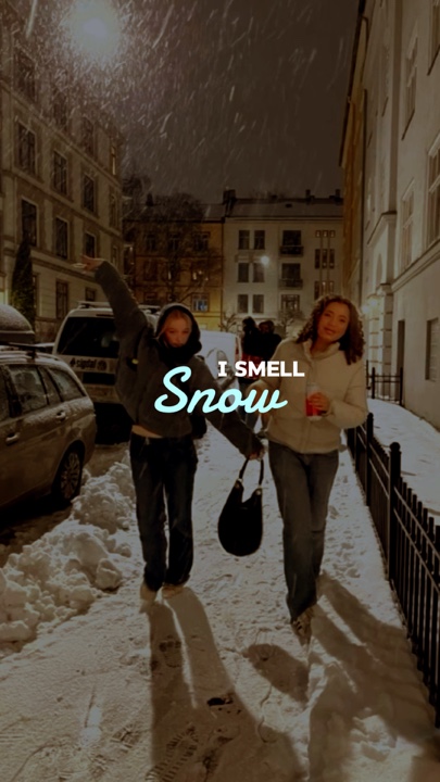 I smell snow