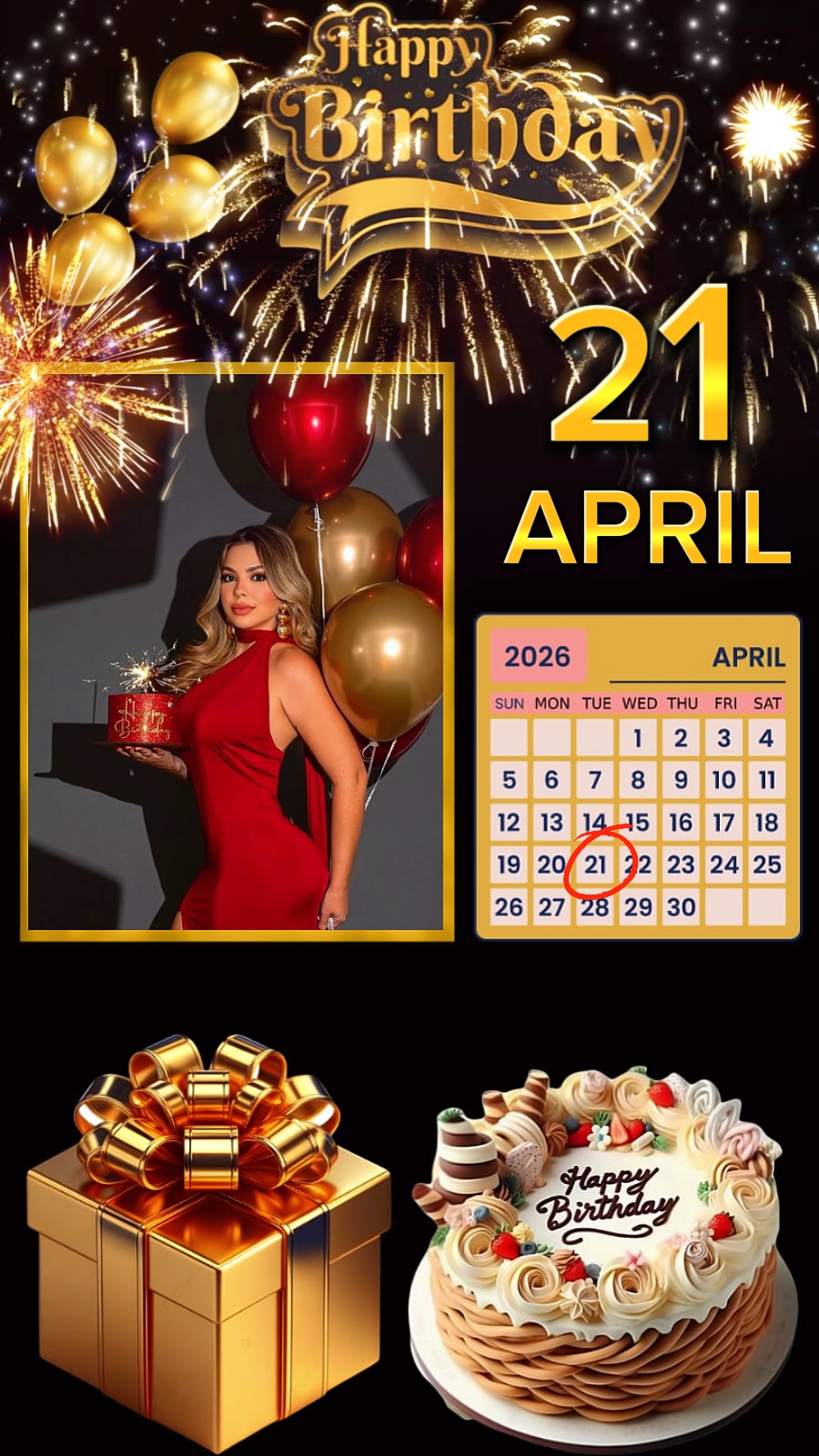 Ulang Tahun 21 APRIL 
