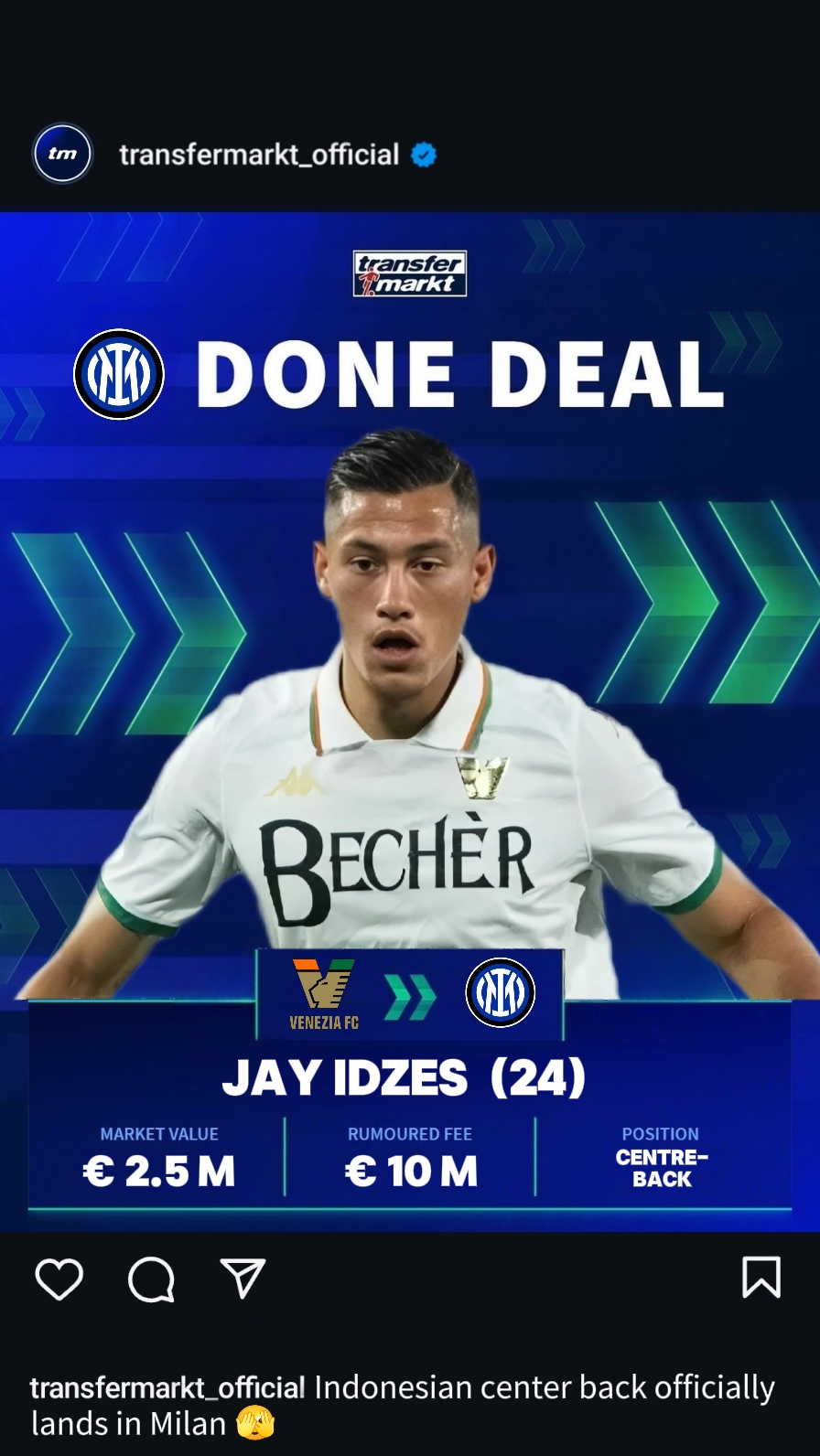 Publicación de Transfermarkt