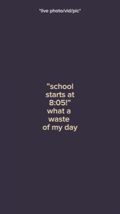 school start at 8:05