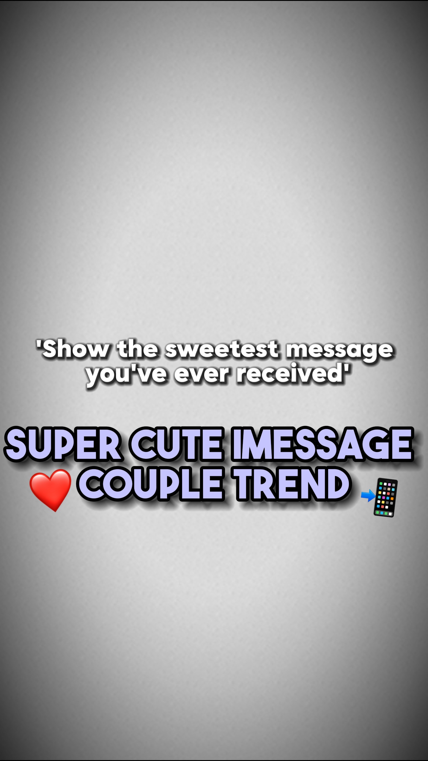 iMessage fofo❤️