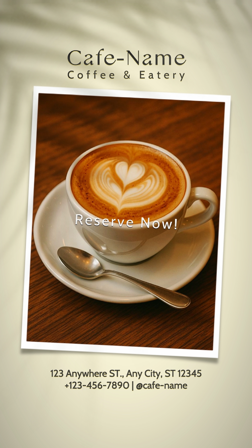 Cafe-Menu