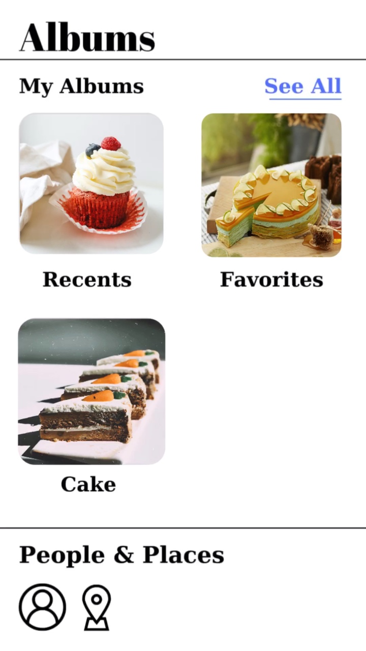 Promoción de comida minimalista para el estilo TikTok