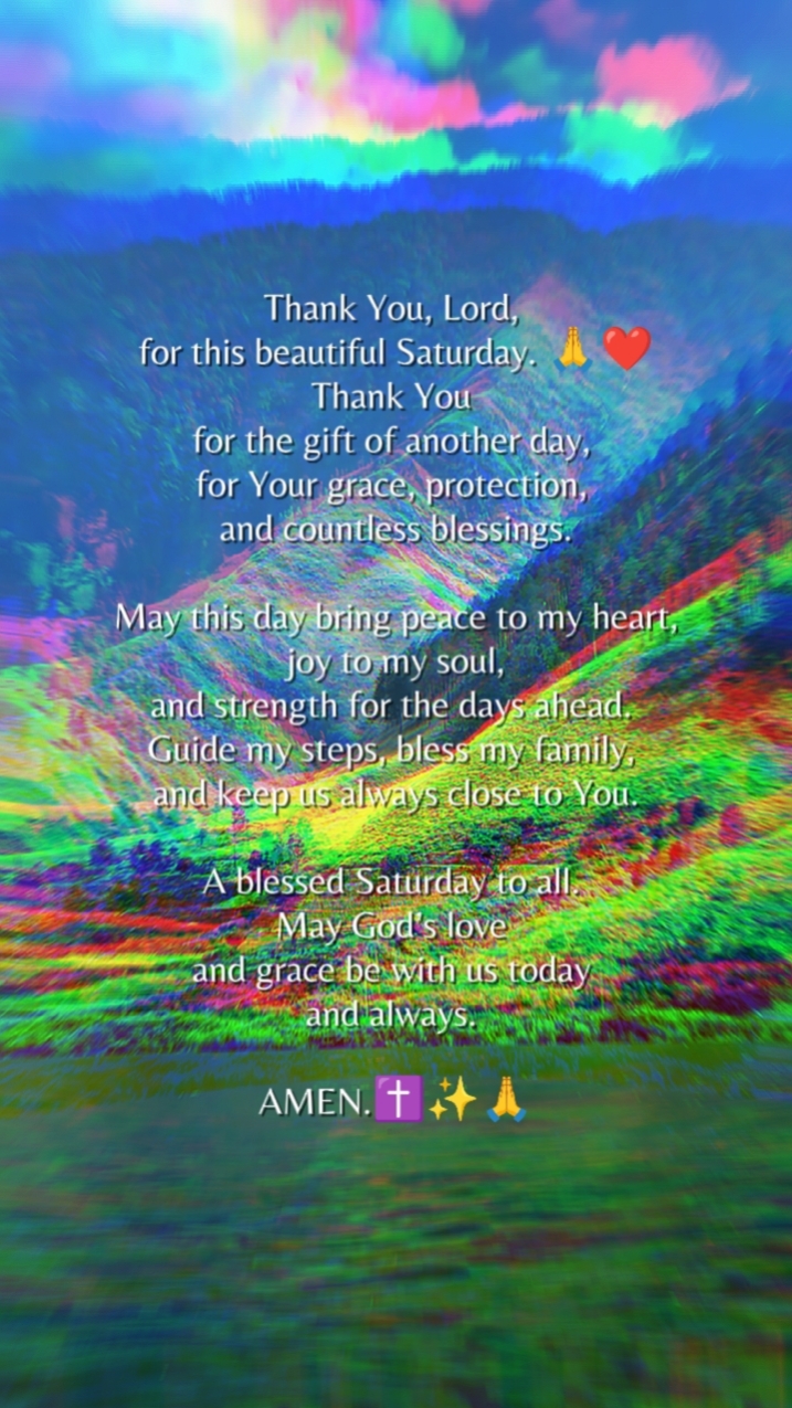 BLESSED SATURDAY