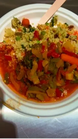 Vegetable cous cous 
