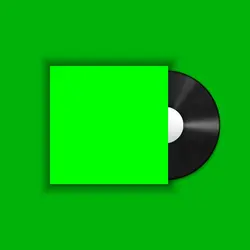 Vinyl disc template 