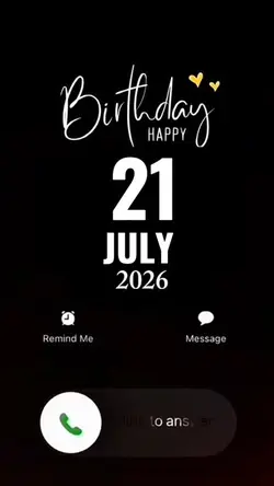 Hbd 21 July 2026 