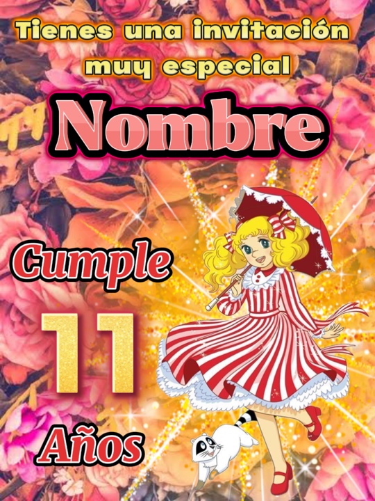 Candy invitación 