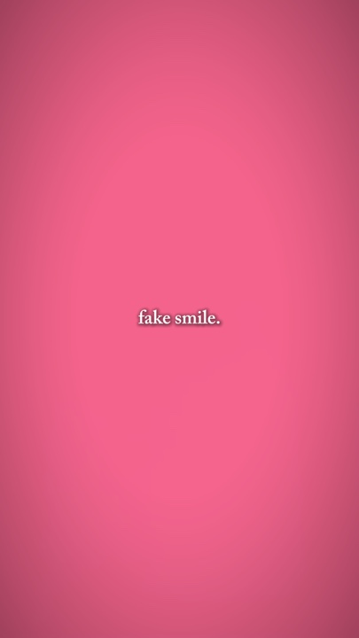fake smile