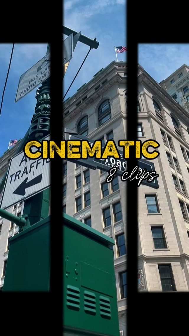 8 clips cinematic 