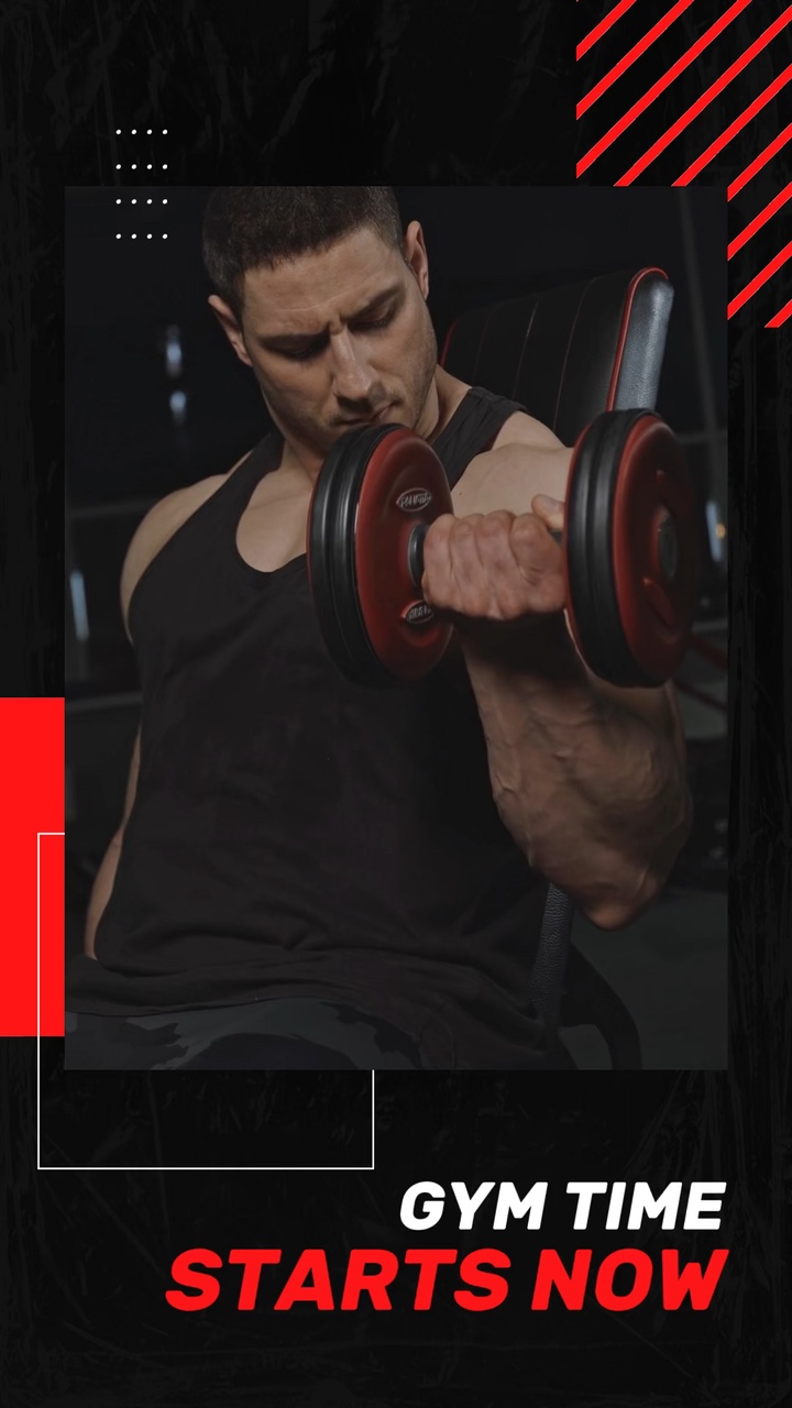 Black&Red Sports Industry GYM and Fitness