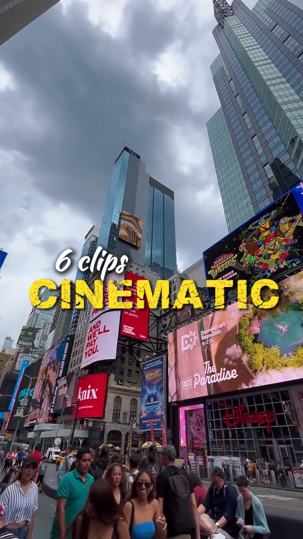 6 clips cinematic 