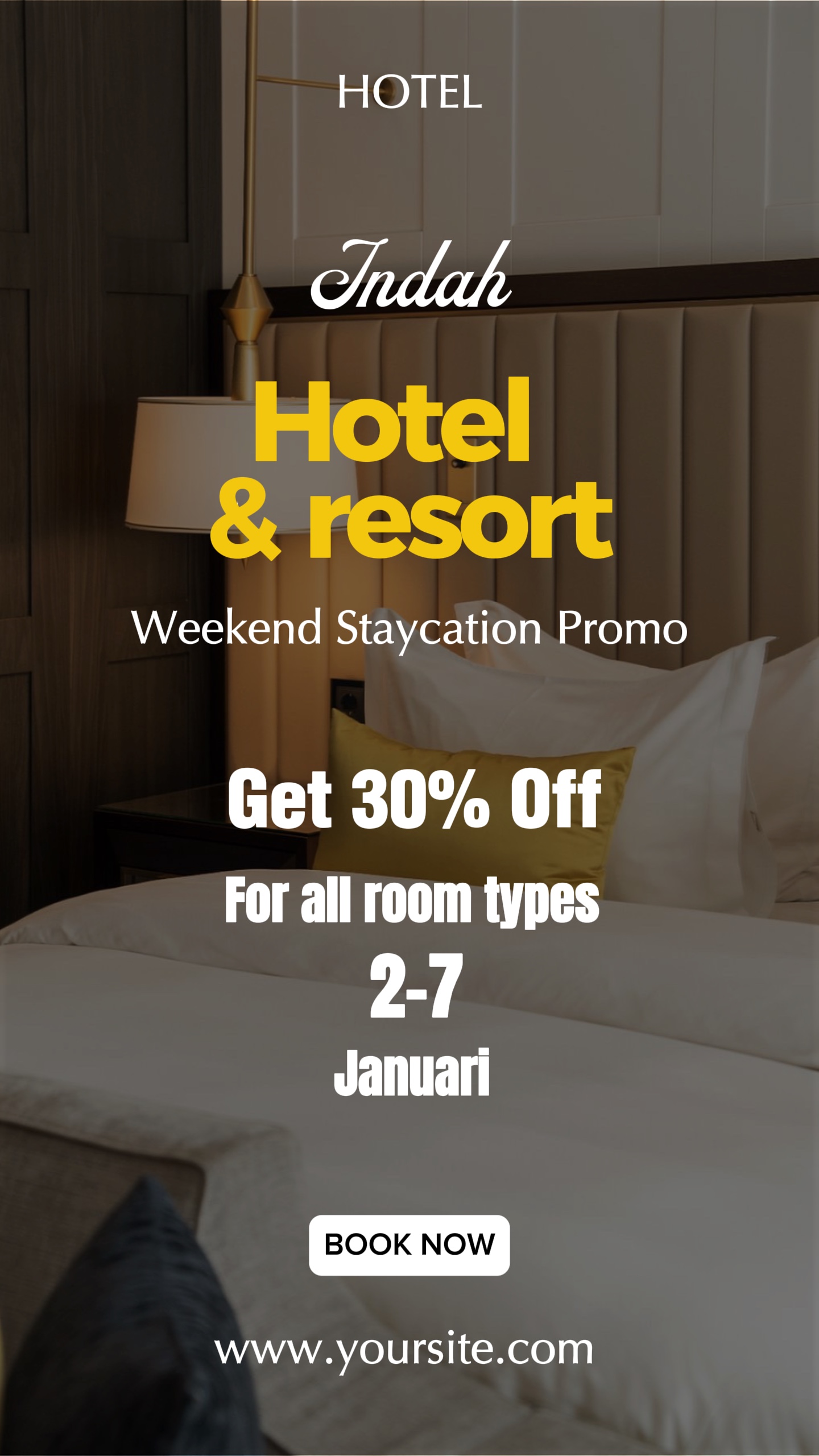 Hotel sale promo