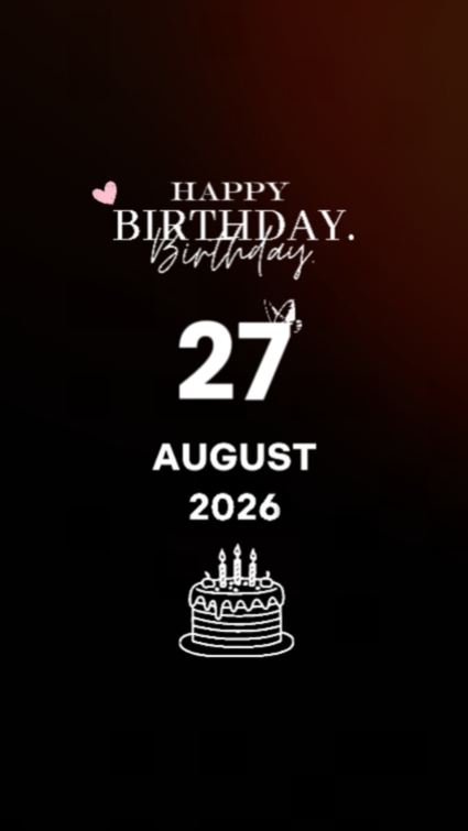 Ulang tahun 27 Agustus 