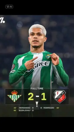 Real betis win 2-1