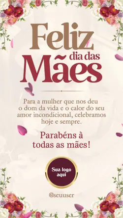 Homenagem Mães /Loja