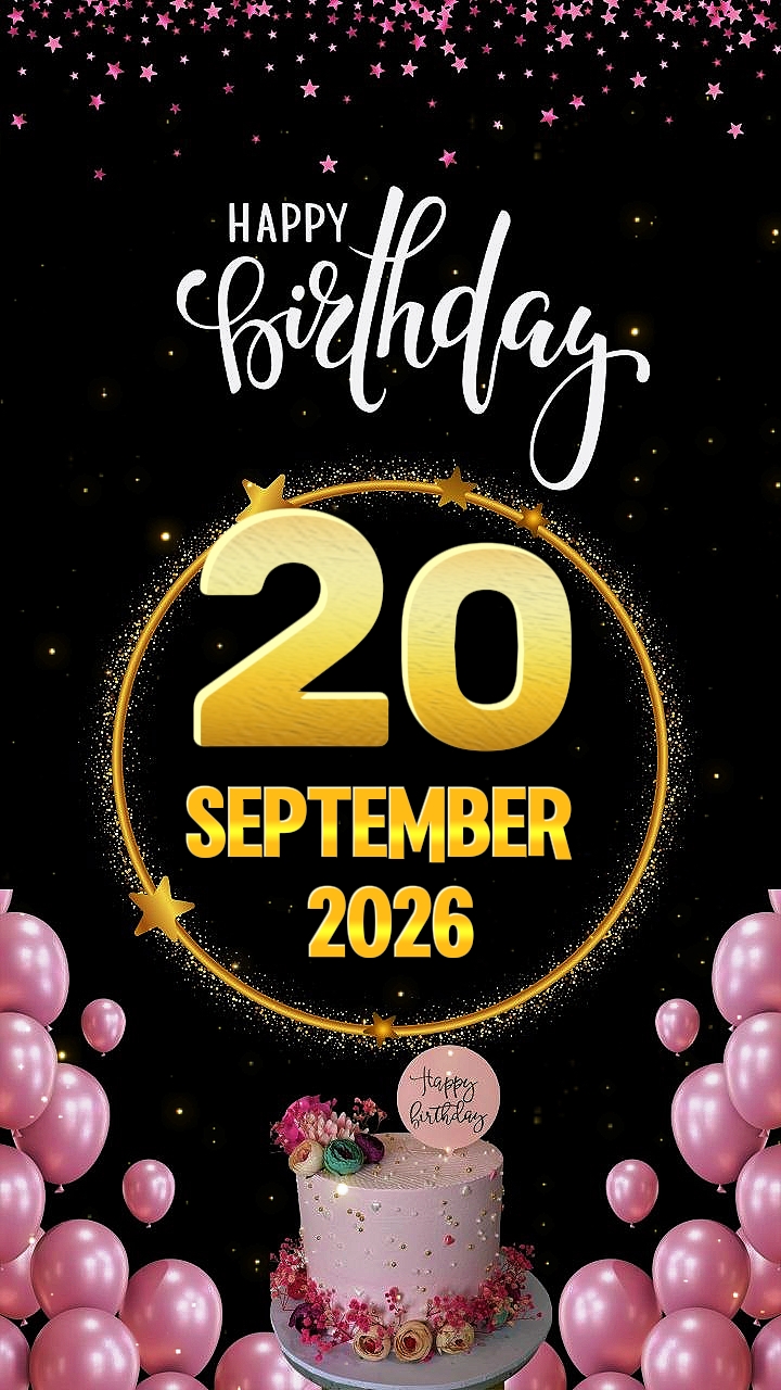HBD 20 September2026