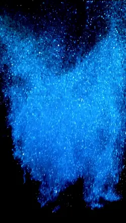 Particles falling