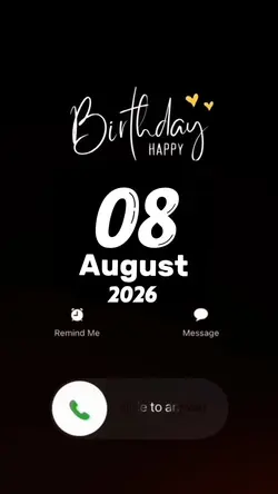 Hbd 08 August 2026