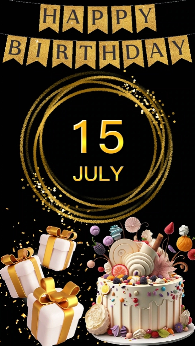 Birthday 15 JULY 