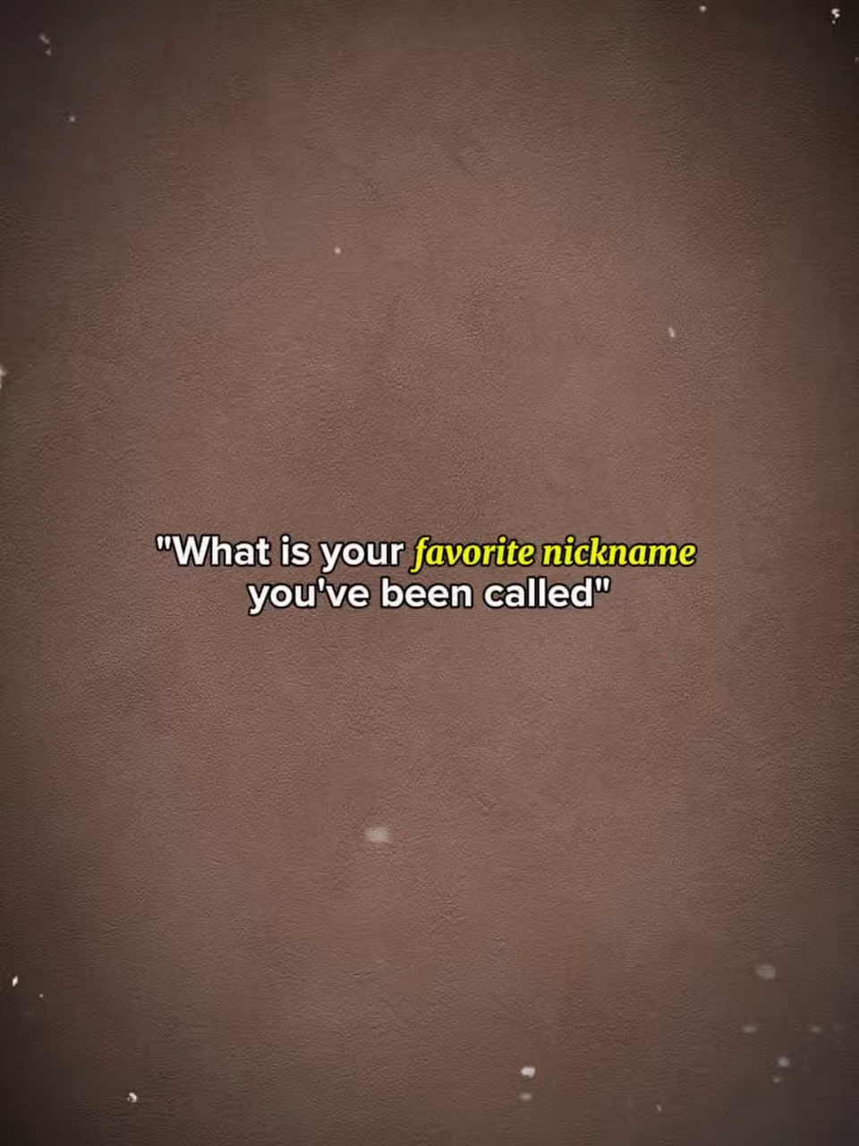 Whatsyourfavnickname
