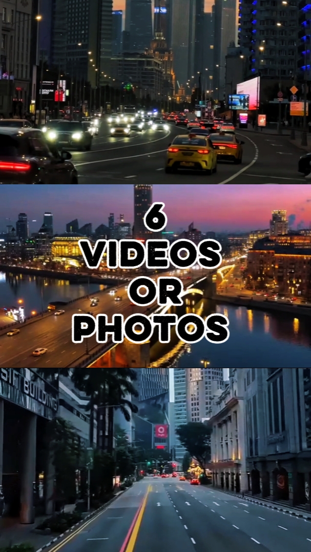 6 VÍDEOS OU FOTOS 